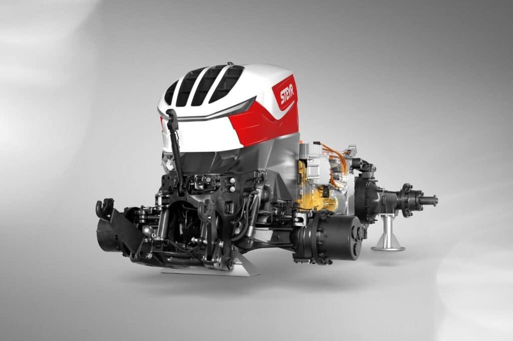 Steyr hybrid drivetrain concept