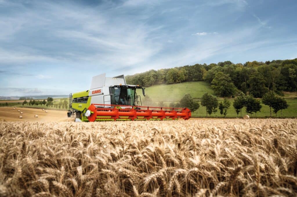 Claas Lexion combine harvester
