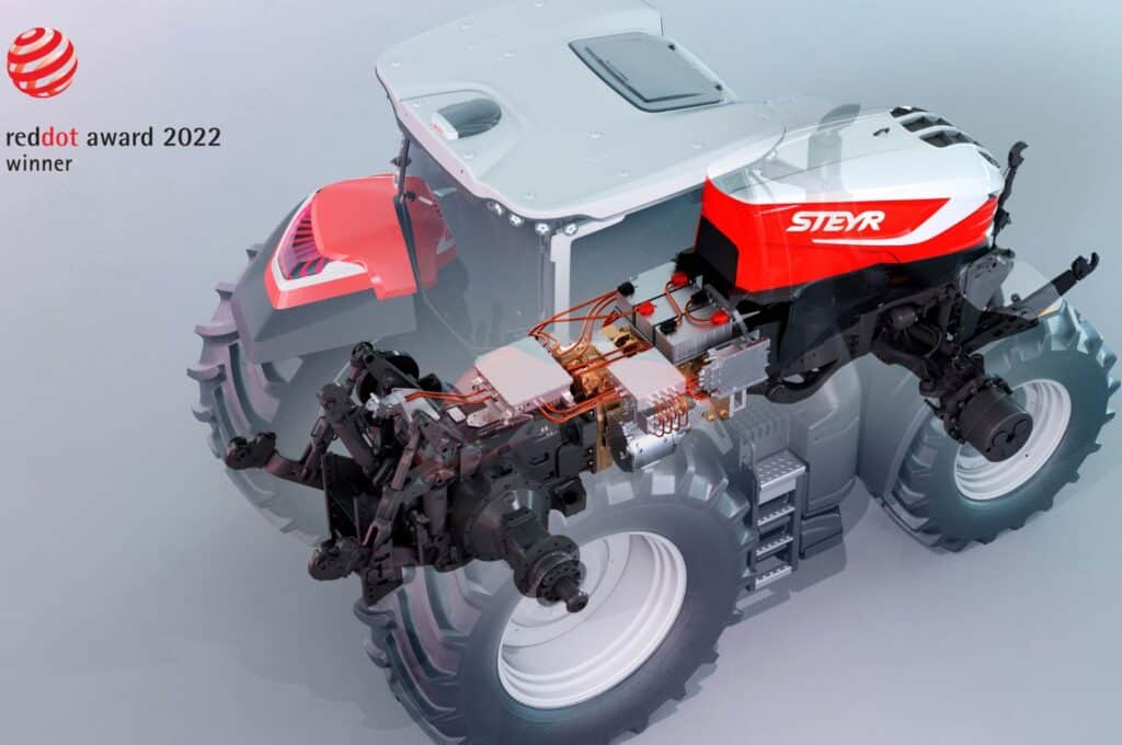 Steyr Hybrid Drivetrain Konzept