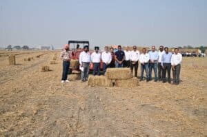 CNH Industrial non burning stubble project in India