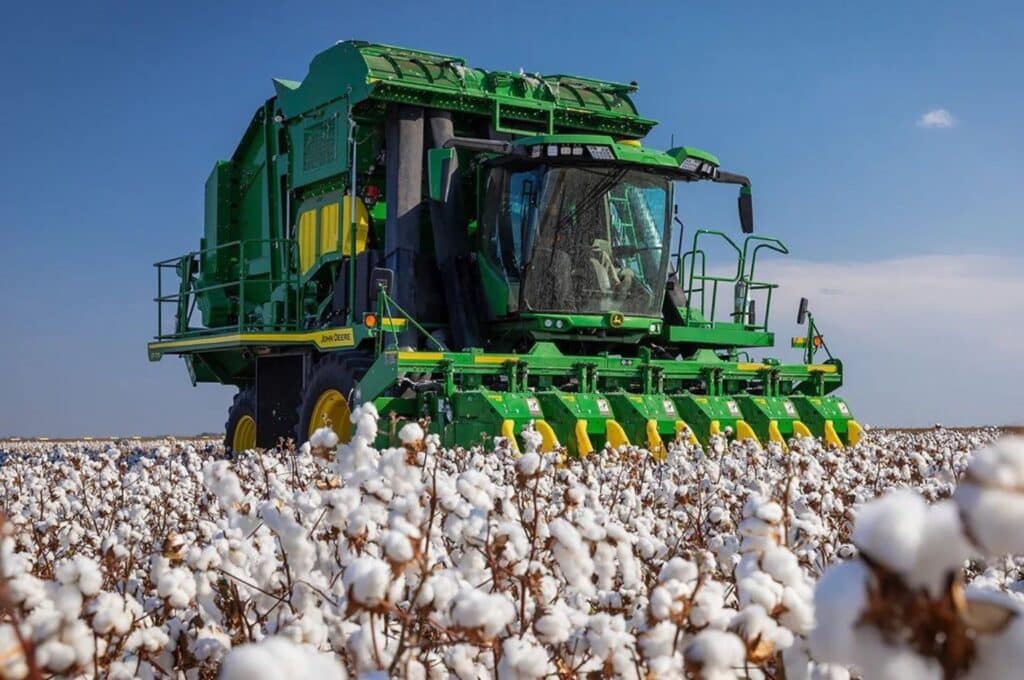 John Deere cotton picker