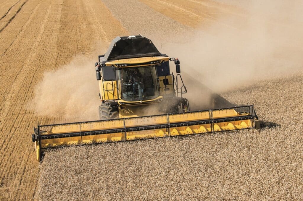 20 year New Holland CX flagship combine harvester