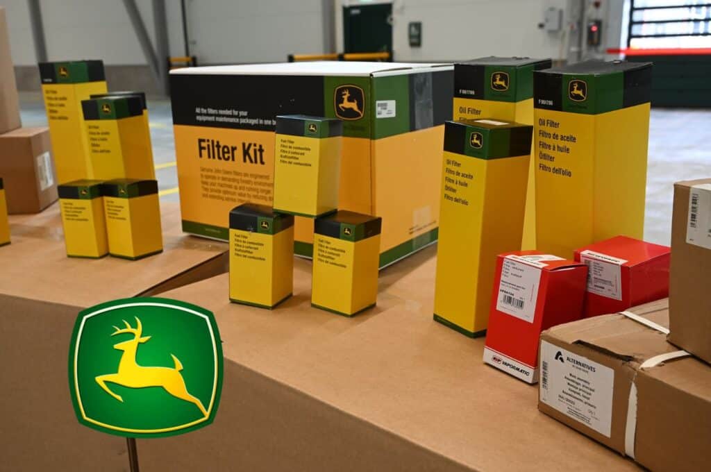 John Deere parts depot Sweden