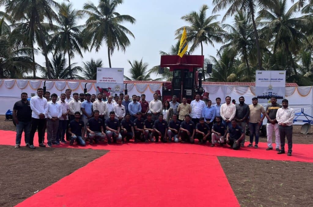 Case IH sugarcane harvester training India