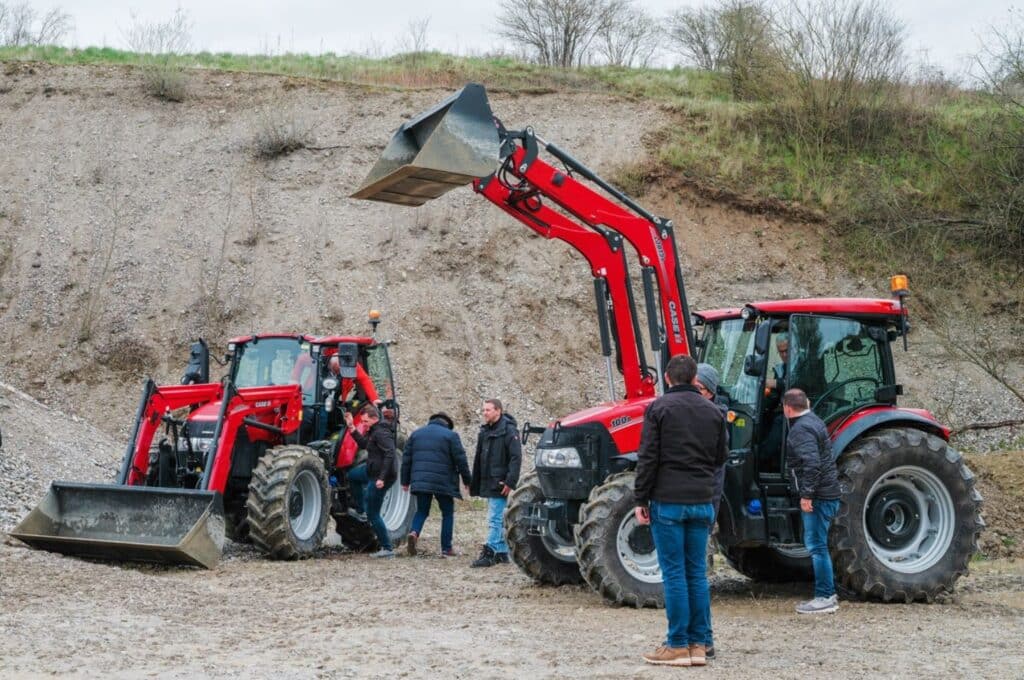 Case IH training in St. Valentin, Austria