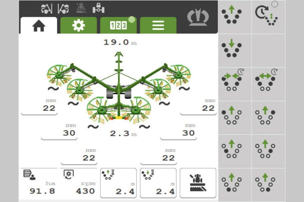 New Krone ISOBUS user interface