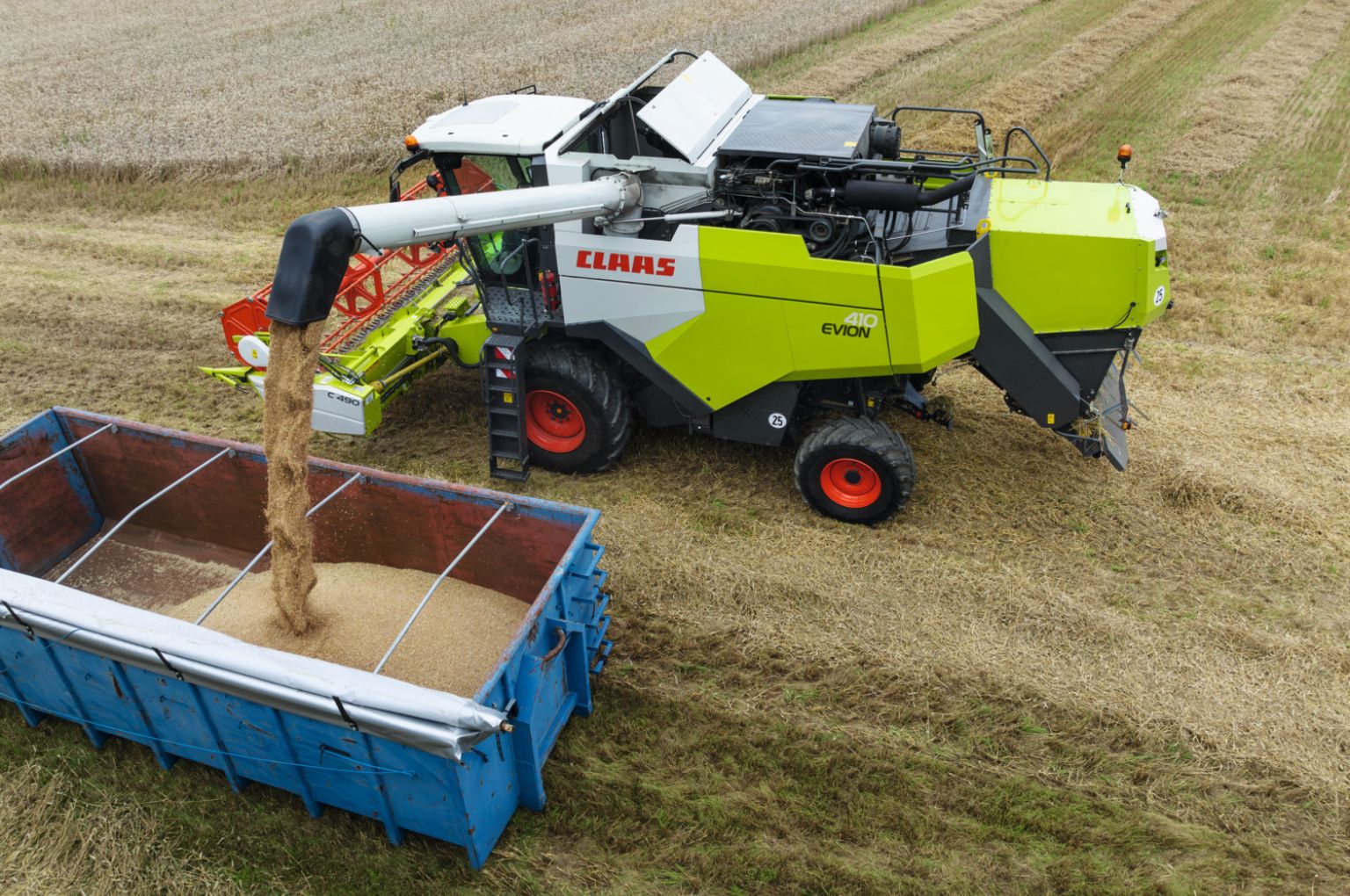 Claas launches Evion lo spec straw walker combine harvester