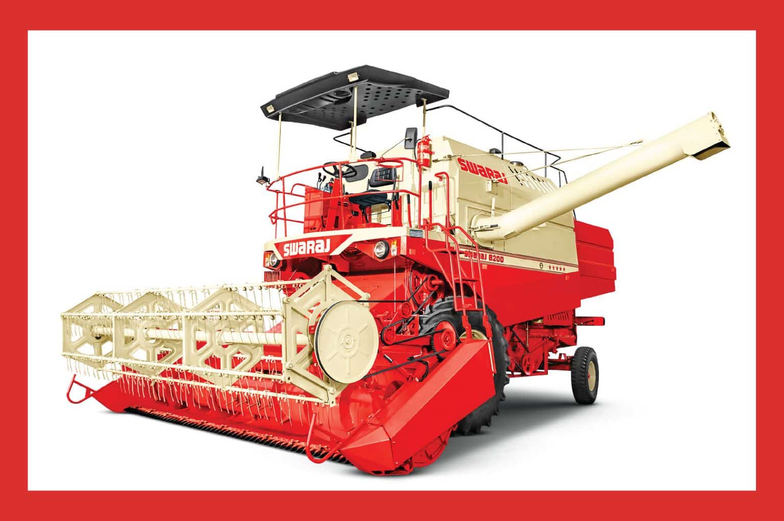 Swaraj 8200 wheel harvester