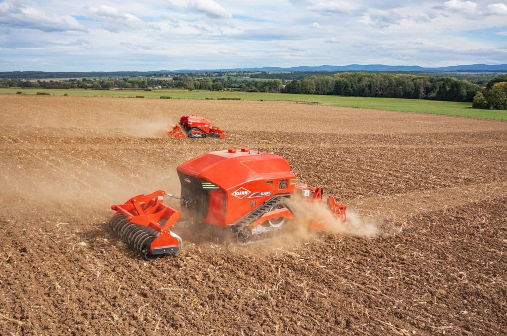 Volvo Penta D5 engine on KUHN KARL autonomous vehicle