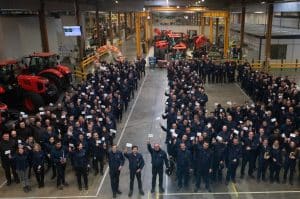 10 years Kubota tractor production in France