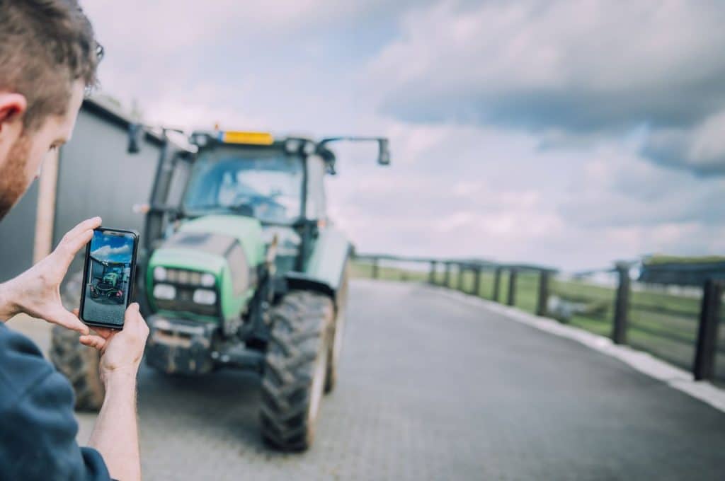 Tractor Bumper in augmented reality