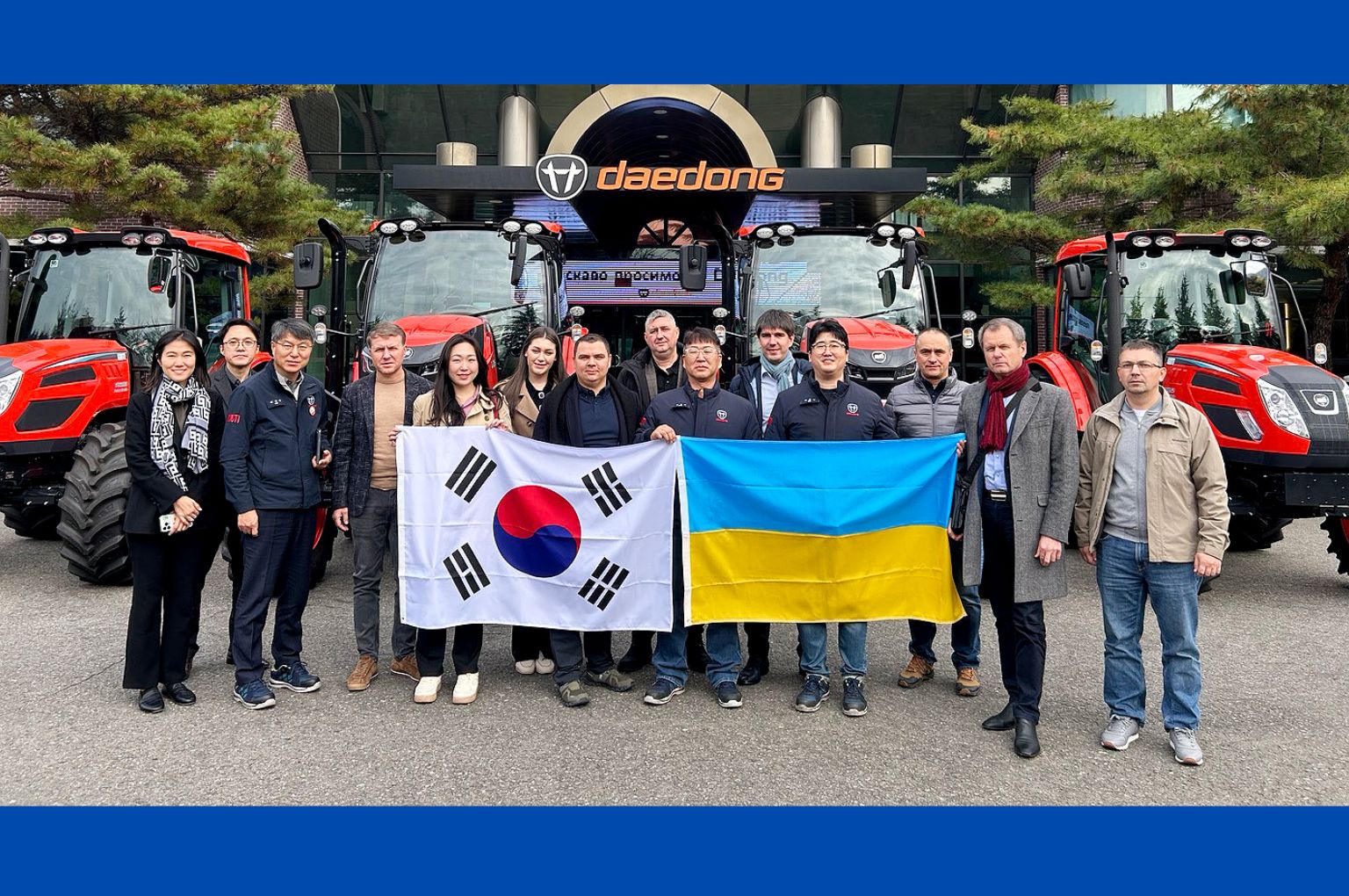 Daedong tractors to Ukraine