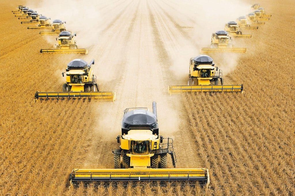 50 years New Holland Twin Rotor harvesters