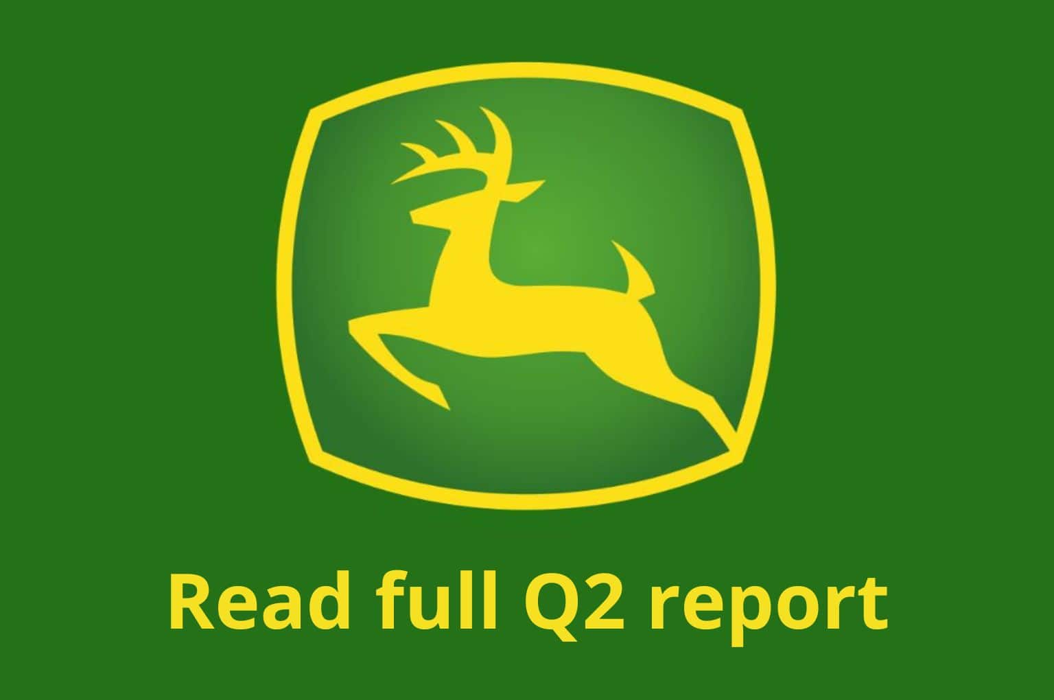 Deere & Co, Q2 report