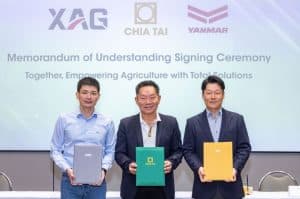 XAG, Chia Tai and Yanmar working together in Thailand