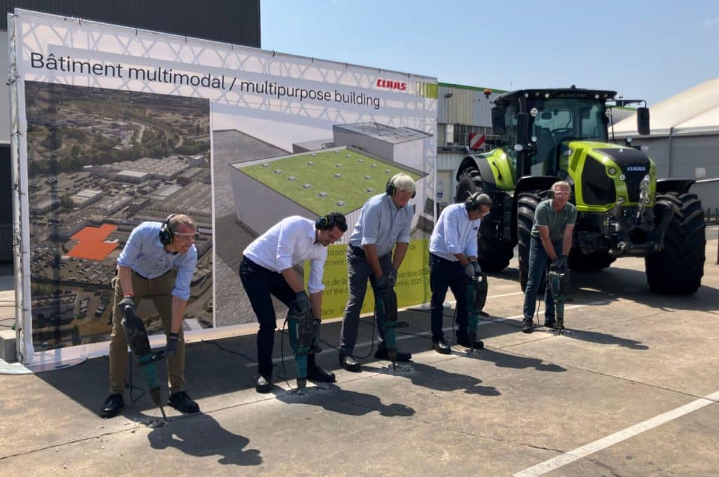 Claas Le Mans ground breaking