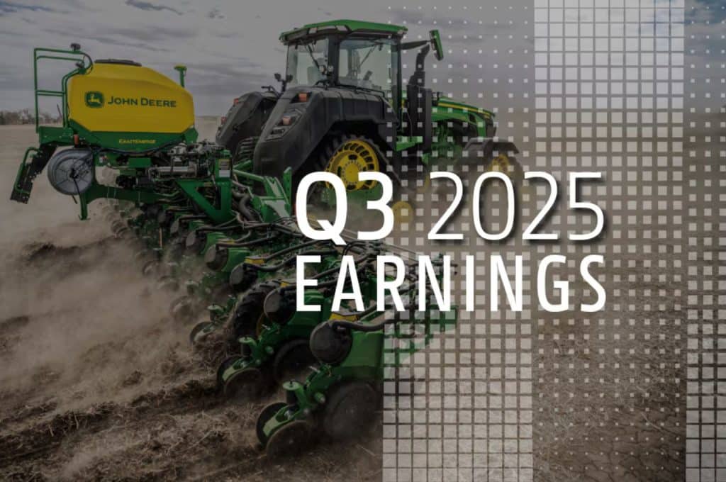 Third Quarter 2025 results, Deere & Co.