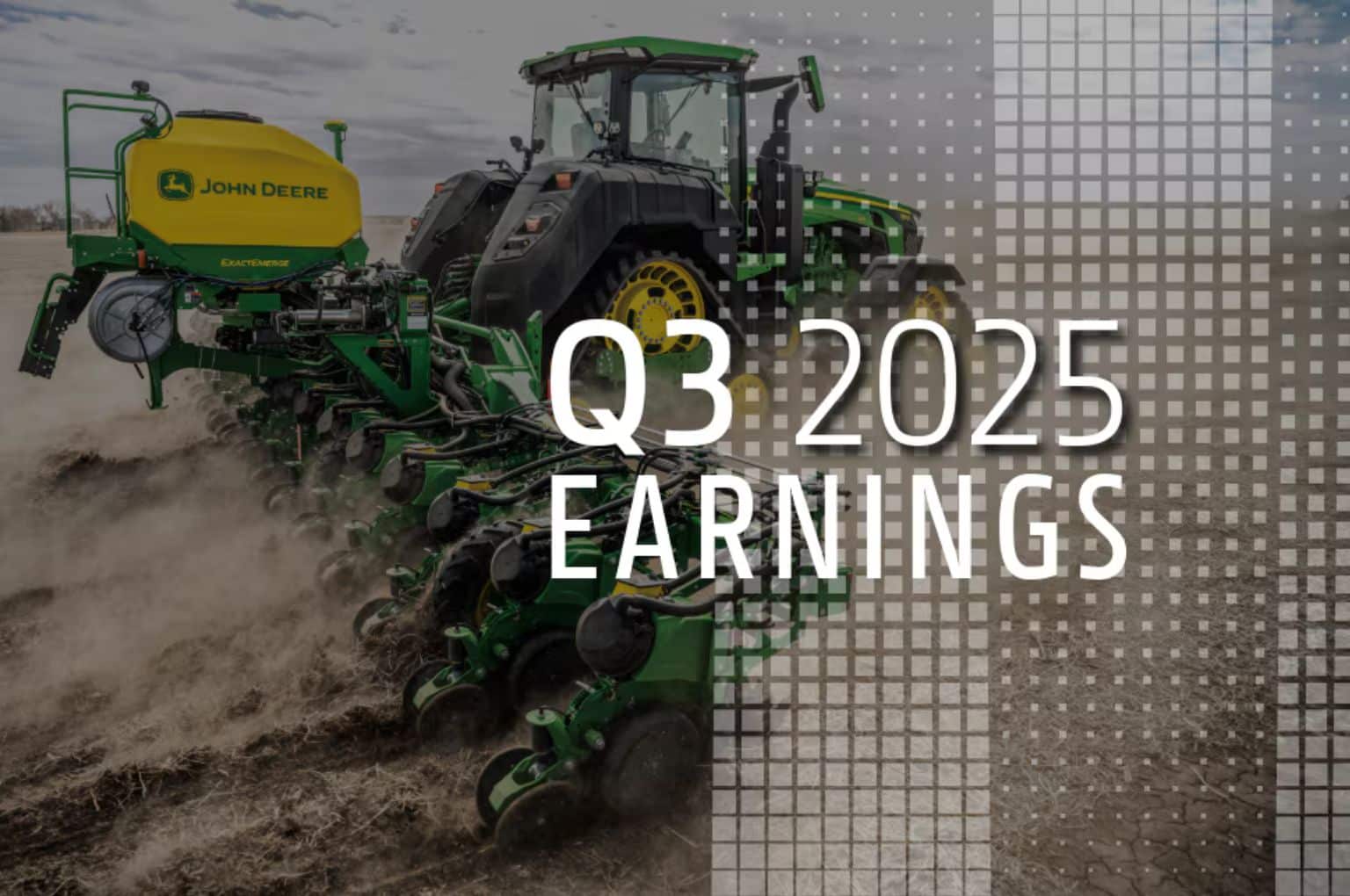 Third Quarter 2025 results, Deere & Co.