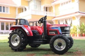Electric Mahindra NOVO toy farm tractor