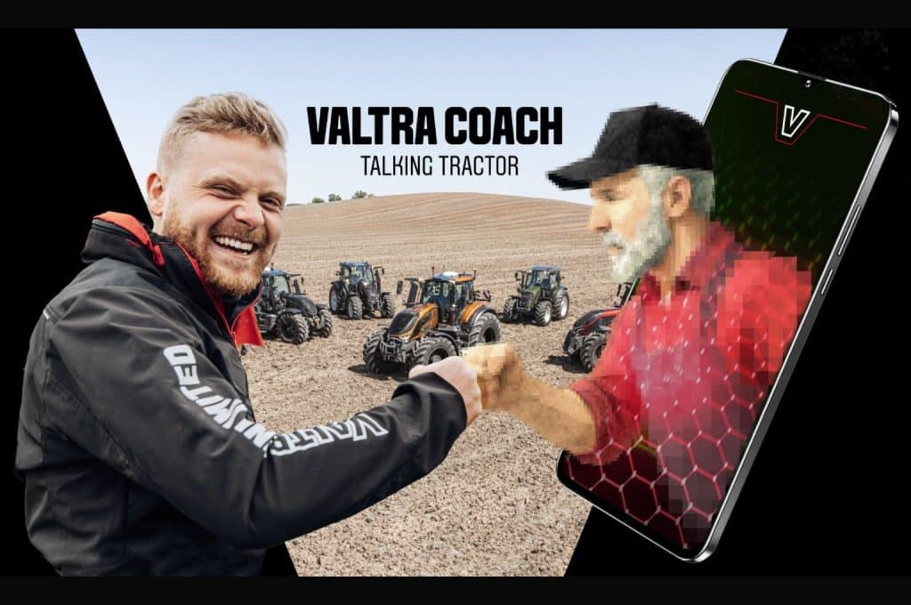 Valtra Coach talking tractor