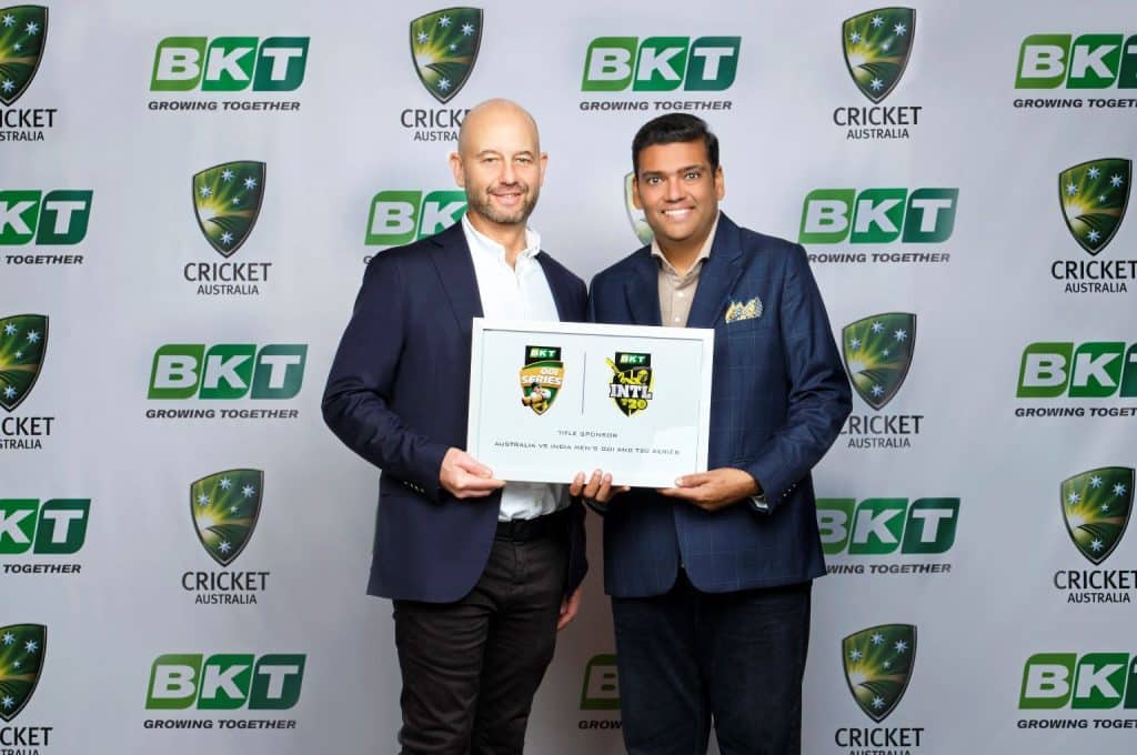 BKT into cricket Australia