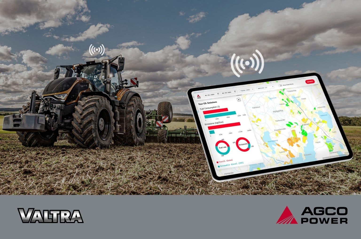 AGCO Power Valtra CO2 calculator
