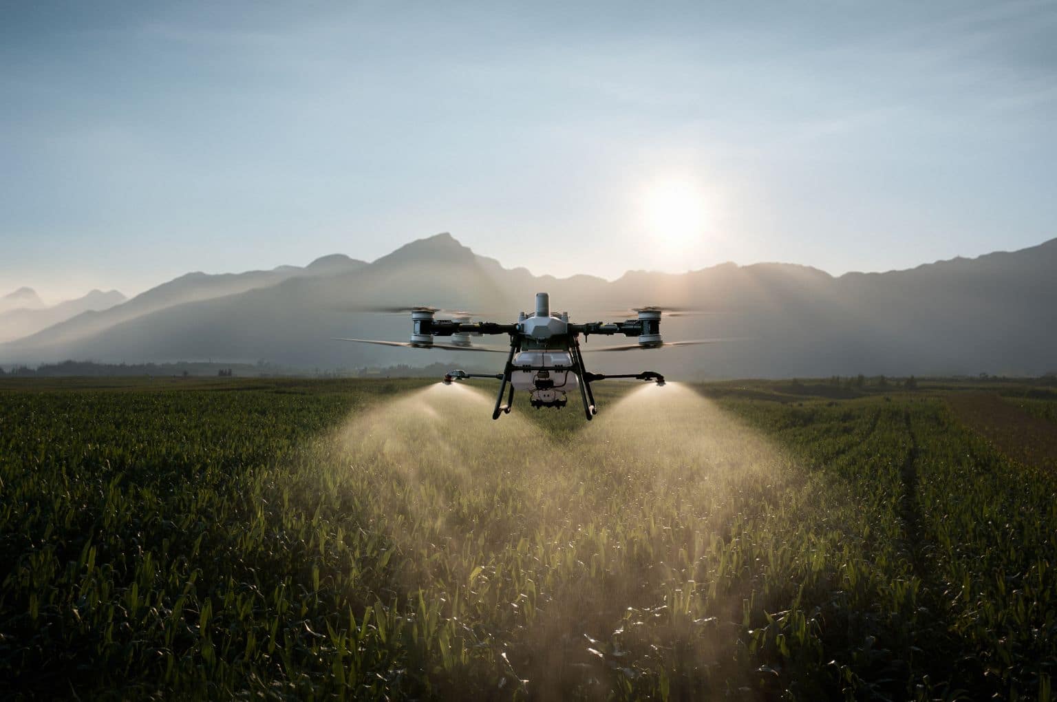 DJI Agras T100 spray drone