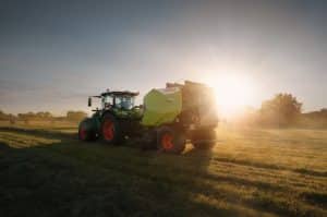 Claas Cerex round baler