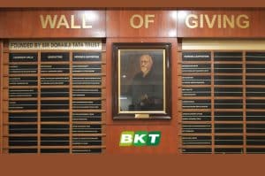 BKT Foundation honored onWall of Giving at Tata Memorial Hospital