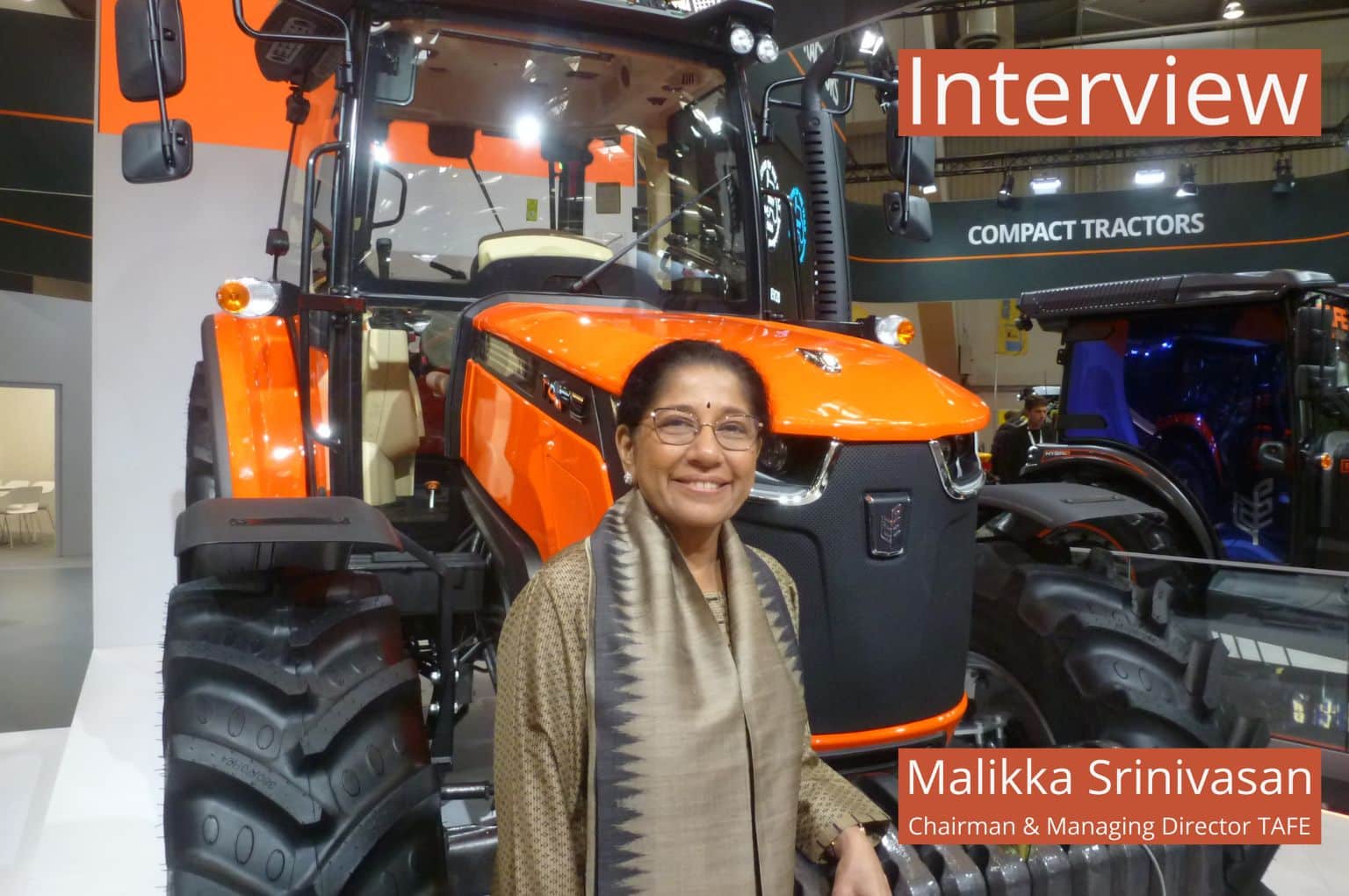 TAFE Chairman and Managing Director Mallika Srinivasan.