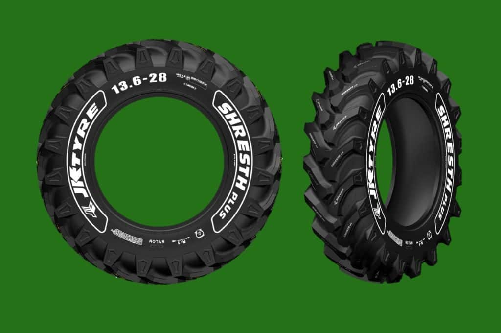 JK Tyre ‘Shresth Plus’ premium farm tyre.
