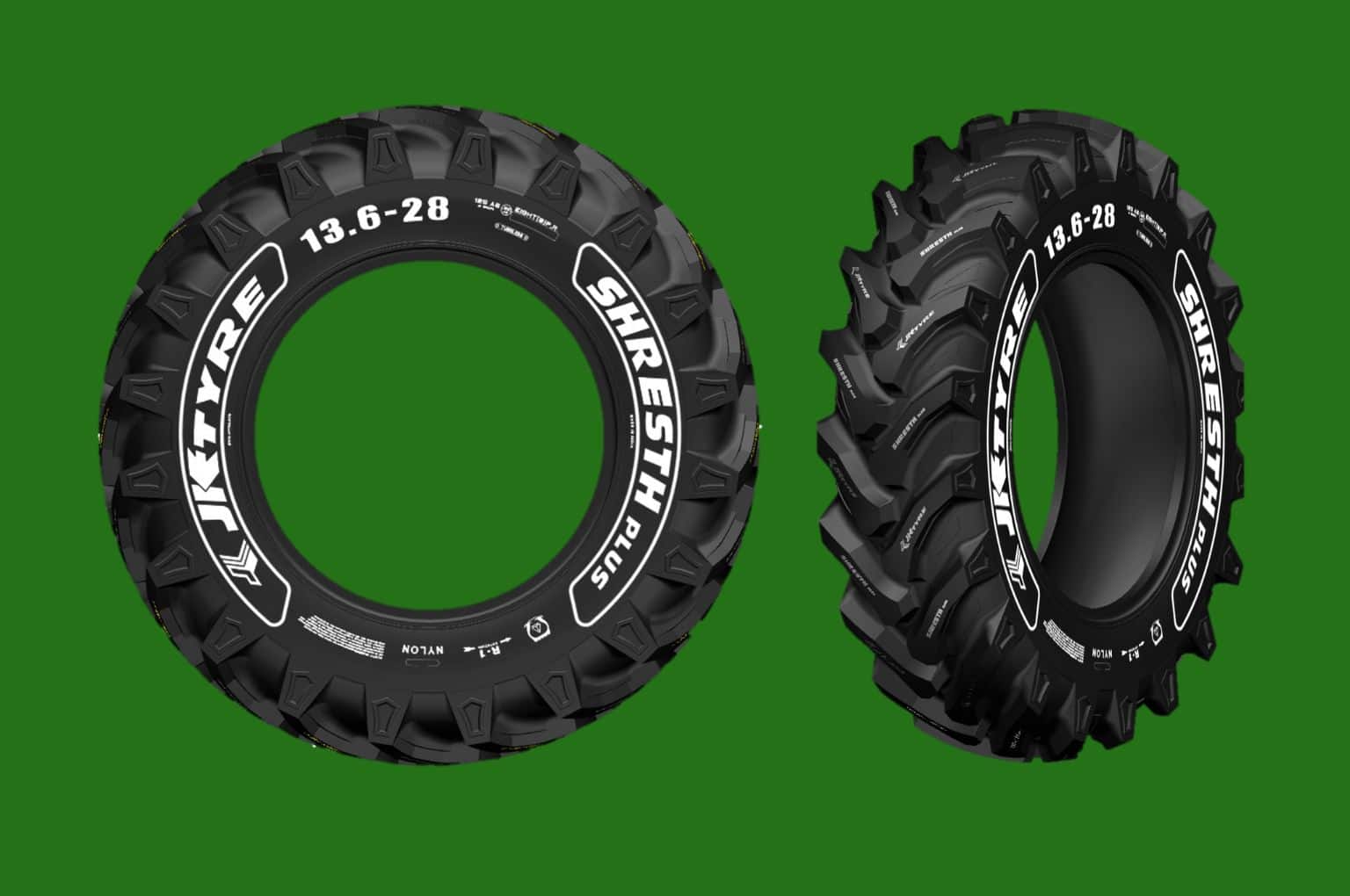 JK Tyre ‘Shresth Plus’ premium farm tyre.