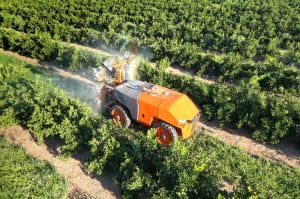 Jacto Arbus 4000 JAV autonomous orchard sprayer