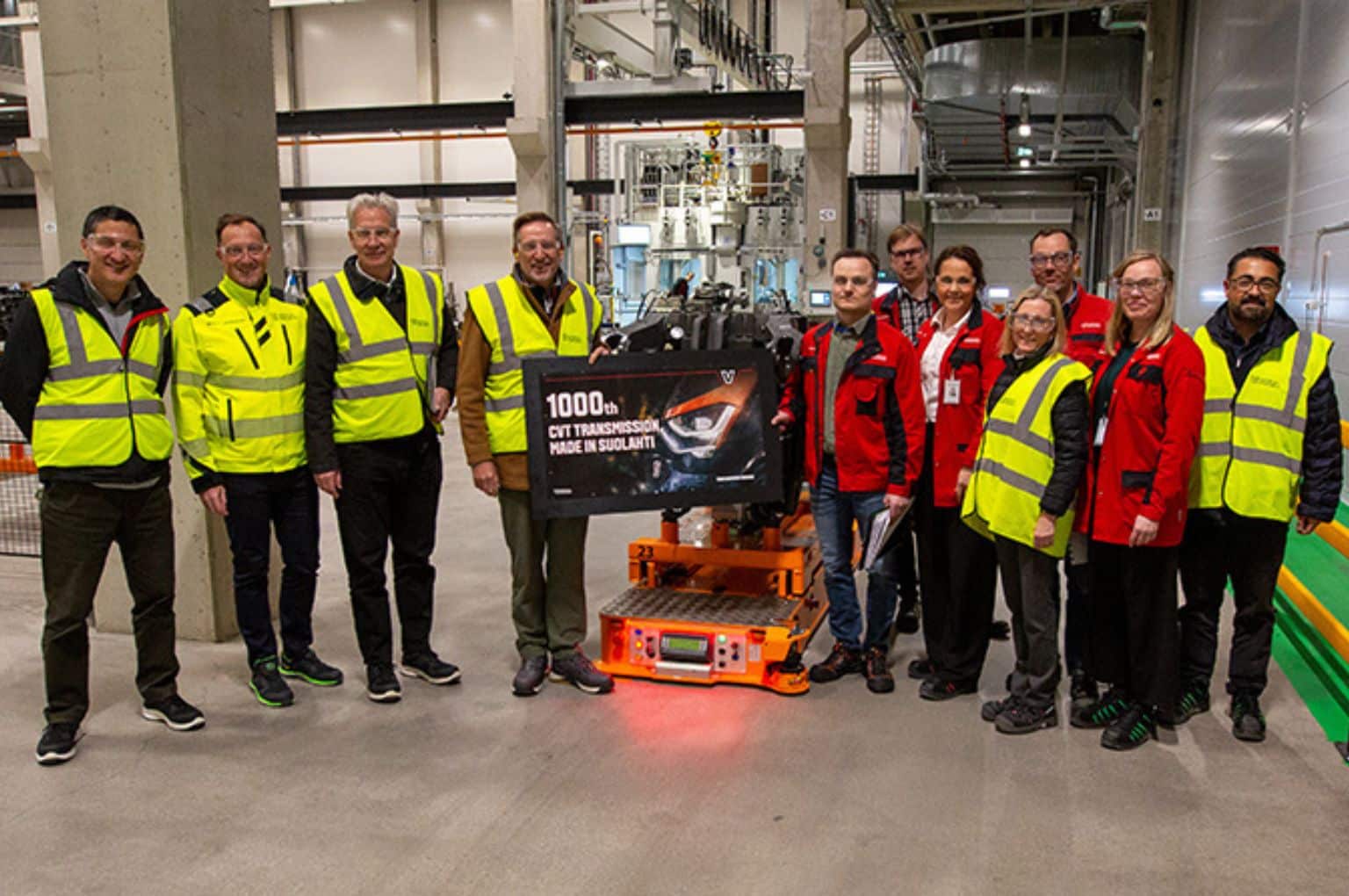 Valtra's 1,000th CVT transmission "Made in Finland"