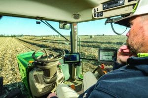 John Deere hands-free baling