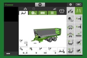 Krone forage wagon