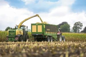 Krone forage wagon