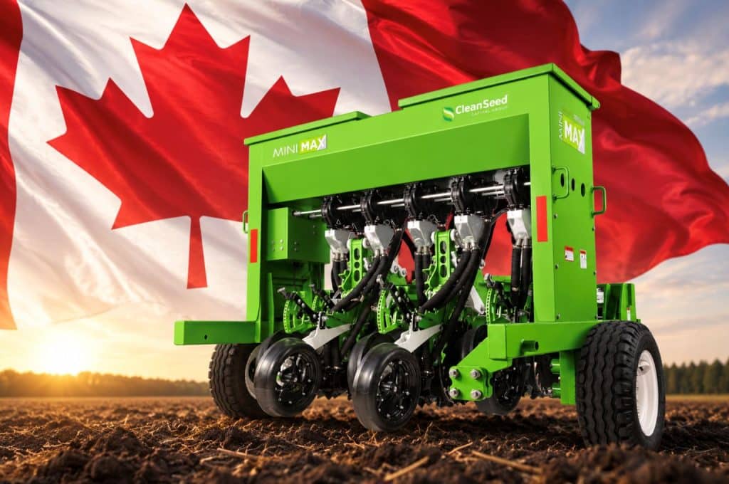Clean Seed Mini-MAX distribution in Alberta, Canada, through Wetaskiwin