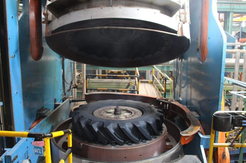 Tire manufacturing in BKT's plant in Bhuj, India