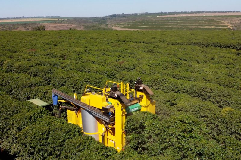 Oxbo 940+ coffee harvester