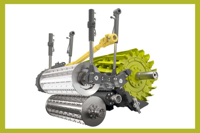 Claas 1000 pre-compression rollers