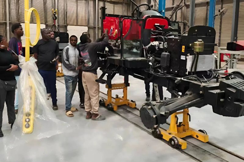 YTO tractor assembly, Republic of Congo