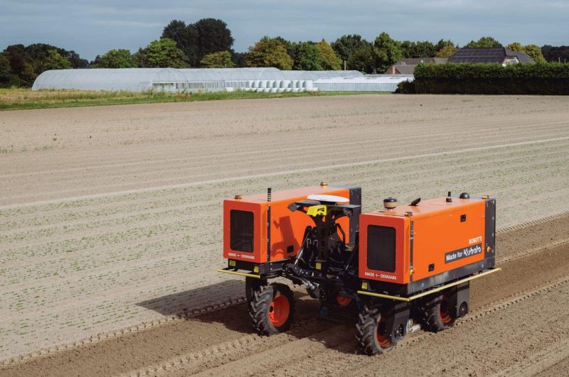 Autonomous Kubota Robotti field robot