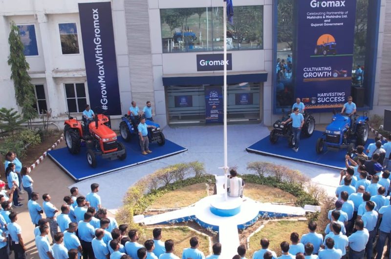 Gromax Agri Equipment Ltd. is a jointly owned company between Mahindra & Mahindra Ltd. and the Government of Gujarat with an equity ratio of 60:40 respectively.