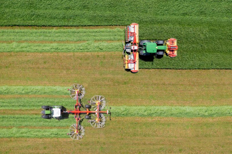 Pöttinger automatic swath placement