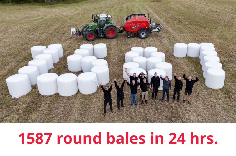 1,587 bales produced in 24 hrs.