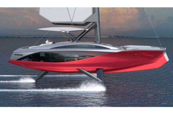 Concept foiling sailboat YPV-S (Sea)