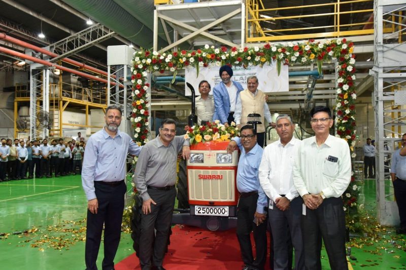 2.5 million Swaraj tractors