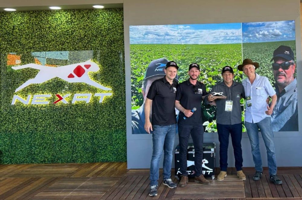 Benedikt Pohl (left), Vinicius Marchioro, Ricardo Basso and Klemens Kalverkamp (right)