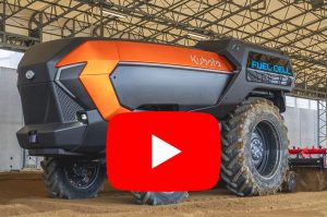 Autonomous Kubota fuel cell tractor